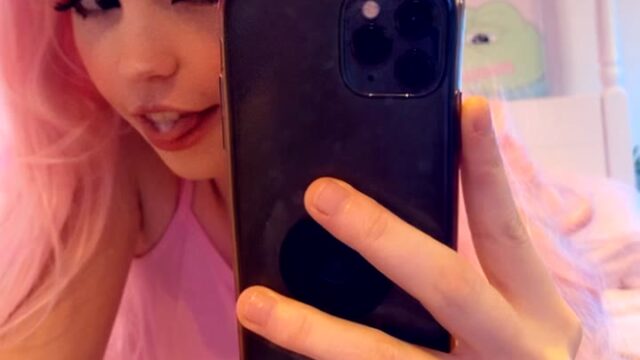 belle delphine sucking dick